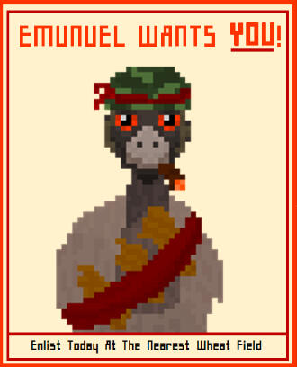 Emu War promo poster